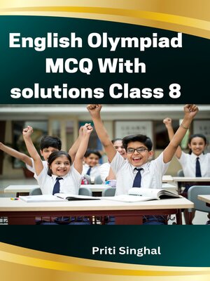 cover image of English Olympiad MCQ With Solutions Class 8